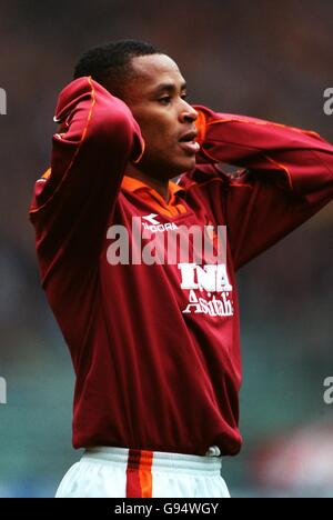 Italienischer Fußball - Serie A - Roma / Perugia. Paulo Sergio, Roma Stockfoto