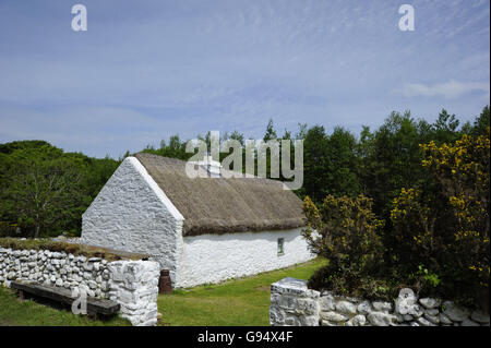 Bauernhaus, Freilichtmuseum Muckross, Ring of Kerry, Killarney Nationalpark, County Kerry, Irland Stockfoto