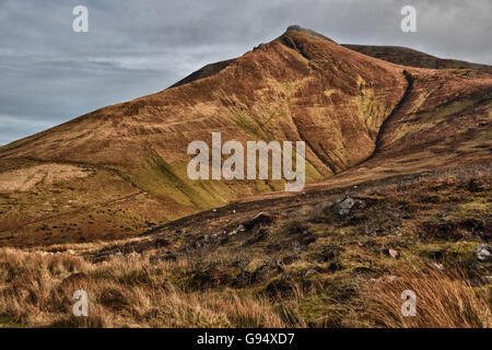 Caherconree, Slieve Mish Mountains, Ballyarkane Oughter, Halbinsel Dingle, County Kerry, Irland Stockfoto