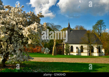 Kapelle, Grabenlöffel, Schloss Herten, Nordrhein-Westfalen, Deutschland Stockfoto