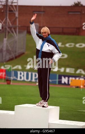 Leichtathletik - Weitsprung BUPA Spiele - Gateshead - Frauen Stockfoto