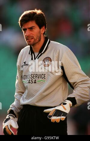 Italienischer Fußball - Serie A - Bari / Udinese. Luigi Turci von Udinese Stockfoto