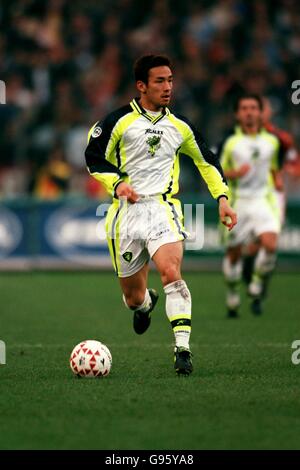 Italienischer Fußball - Serie A - Roma / Perugia. Hidetoshi Nakata, Perugia Stockfoto