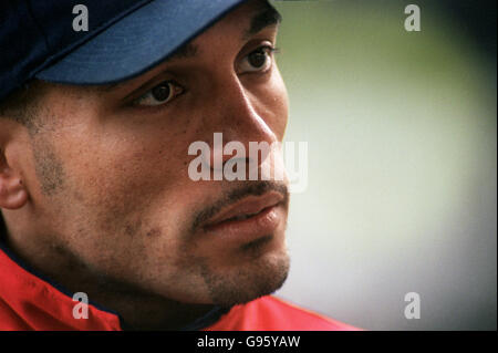 Fußball - FA Carling Premiership - Derby County / Middlesbrough. Curtis Fleming, Middlesbrough Stockfoto