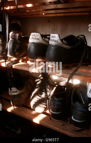 Fußballtraining - FA Carling Premiership - Coventry City Stockfoto