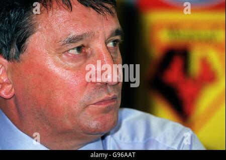 Fußball - FA Carling Premiership - Watford Pressekonferenz. Graham Taylor, Watford Manager Stockfoto