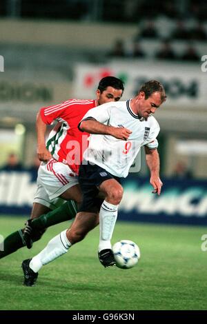 Fußball - freundlich - Ungarn V England Stockfoto