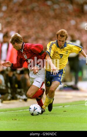 Fußball - Euro 2000-Qualifikation - Gruppe fünf - England V Schweden Stockfoto