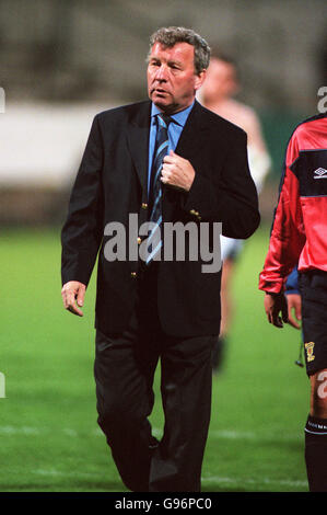 Fußball - freundlich - Deutschland Under21s gegen Schottland Under21s. Alex Smith, Manager in Schottland Stockfoto