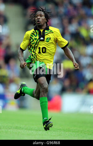 Fußball - Tony Brown Testimonial - West Bromwich Albion gegen Jamaika. Ricardo Fuller, Jamaika Stockfoto