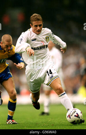 Fußball - FA Carling Premiership - Leeds United / Derby County. Stephen McPhail von Leeds United Stockfoto