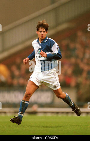 Fußball - FA Carling Premiership - Blackburn Rovers gegen Tottenham Hotspur. Matt Jansen, Blackburn Rovers Stockfoto