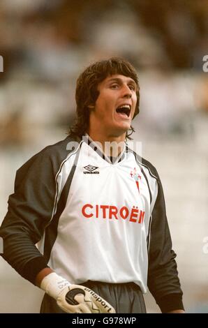 Spanischer Fußball - Teresa Herrera Trophy - Halbfinale - Deportivo La Coruna / Celta Vigo. Richard Dutruel, Torhüter von Celta Vigo Stockfoto