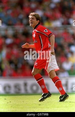 Fußball - FA Carling Premiership - Middlesbrough gegen Chelsea. Jununo, Middlesbrough Stockfoto