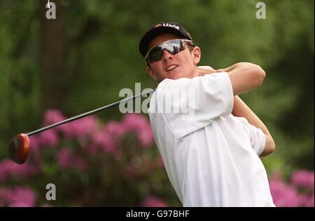 Golf - Compaq European Grand Prix Tour - Slaley Hall, Northumberland. Justin Rose in Aktion in der Slaley Hall Stockfoto