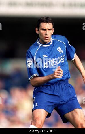 Fußball - FA Carling Premiership - Chelsea / Newcastle United. Gustavo Poyet, Chelsea Stockfoto