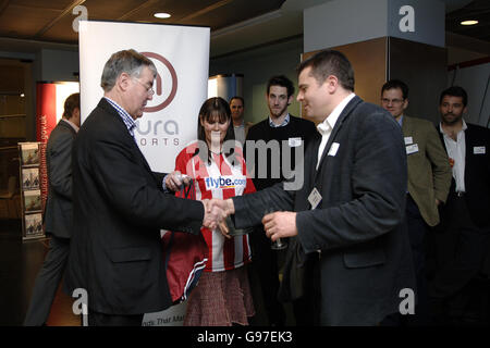 Arksports Limited - Sport und Technologie-Konferenz 2006 in Zusammenarbeit mit BT-Medien- und Broadcast - BT-Zentrum Stockfoto