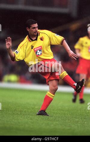 Fußball - FA Carling Premiership - Watford / Middlesbrough. Charlie Miller, Watford Stockfoto