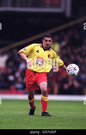 Fußball - FA Carling Premiership - Watford / Middlesbrough. Charlie Miller, Watford Stockfoto