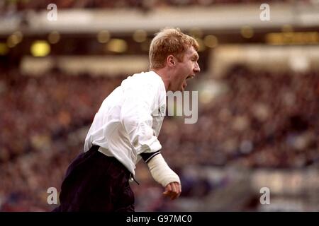 Fußball - Euro 2000 Qualifikation - spielen aus Hinspiel - Schottland V England Stockfoto