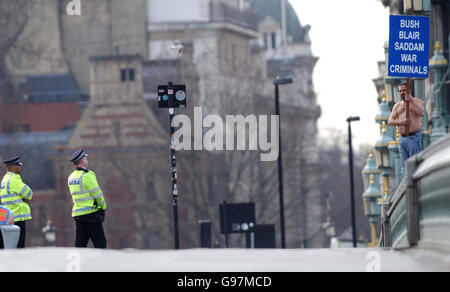 Polizei-Westminster Stockfoto
