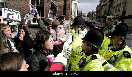 Besuch von Condoleezza Rice UK Stockfoto