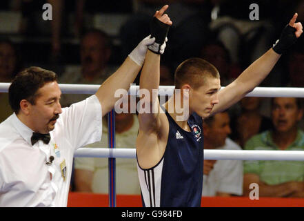 COMMONWEALTH-Boxen Stockfoto