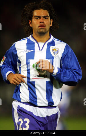 Fußball - spanischen Primera Liga - Malaga V Valencia - La Rosadela Stadion Stockfoto