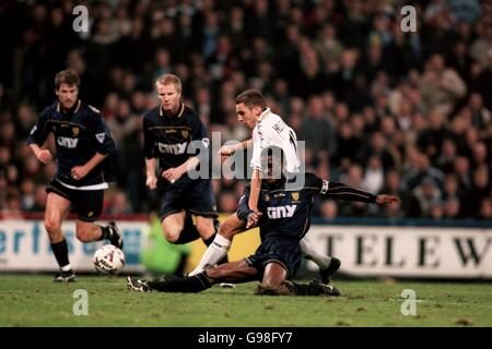 Fußball - FA Carling Premiership - Wimbledon gegen Leeds United Stockfoto