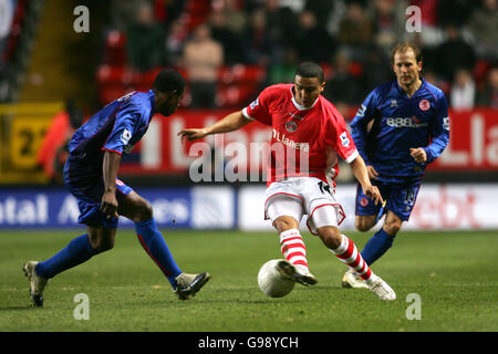 Fußball - Bundesliga - sechste Runde - Charlton Athletic V Middlesbrough - The Valley Stockfoto