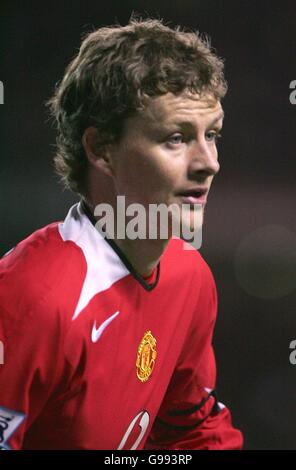 Fußball - FA Barclays Premiership - Manchester United / Sunderland - Old Trafford. Ole Gunnar Solskjaer von Manchester United Stockfoto