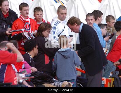 Fußball - FA Barclays Premiership - Charlton Athletic V Portsmouth - The Valley Stockfoto