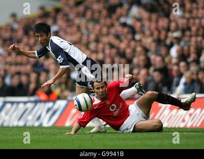 Fußball - FA Barclays Premiership - Tottenham Hotspur gegen Manchester United – White Hart Lane Stockfoto