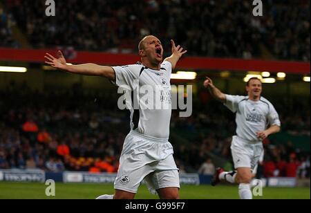 Fußball - LDV Vans Trophy - Finale - Carlisle United gegen Swansea City - Millennium Stadium Stockfoto