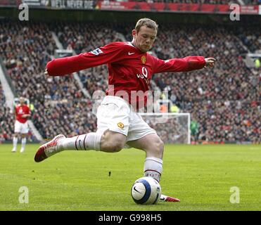 Fußball - FA Barclays Premiership - Manchester United / Arsenal - Old Trafford. Wayne Rooney von Manchester United Stockfoto