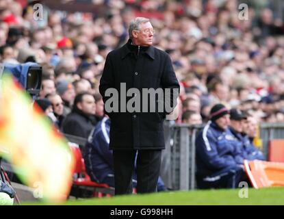 Fußball - FA Barclays Premiership - Manchester United gegen Arsenal - Old Trafford Stockfoto