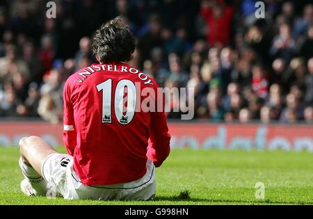 Fußball - FA Barclays Premiership - Manchester United gegen Arsenal - Old Trafford Stockfoto