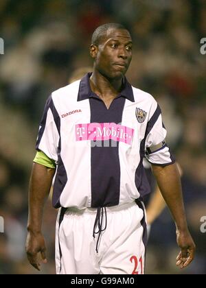 Fußball - FA Barclays Premiership - West Bromwich Albion / Bolton Wanderers - The Hawthorns. Kevin Campbell von West Bromwich Albion Stockfoto