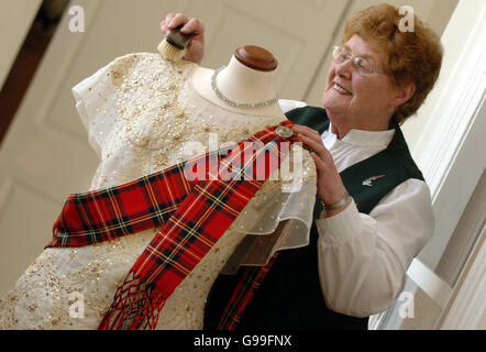 KÖNIGLICHE Kleid Stockfoto