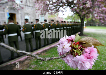 Die jährliche Ostermesse 1916 in der Arbour Hill Church, Dublin. Stockfoto