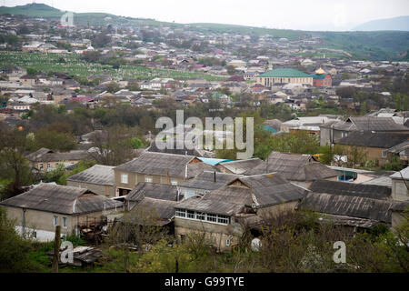 Kazanis ist das kleine Dorf das Kumücken Türken bewohnte. Das Foto oben auf die Stadt am 10. Mai 2015. Stockfoto