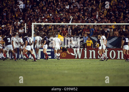 -World Cup Spanien 1982 - Gruppe sechs - Schottland V Neuseeland - La Rosaleda Fußballstadion Stockfoto