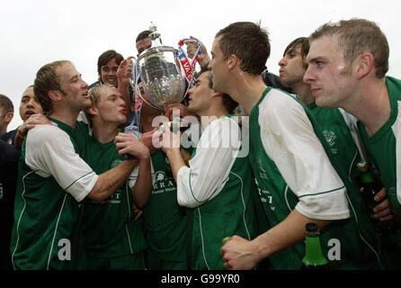 Fußball - die FA Vase - Finale - Hillingdon Borough Stadt V Nantwich Town - St Andrews Stockfoto