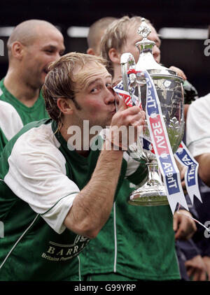 Fußball - die FA Vase - Finale - Hillingdon Borough Stadt V Nantwich Town - St Andrews Stockfoto