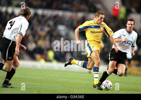 Fußball - FA Carling Premiership - Derby County gegen Leeds United Stockfoto