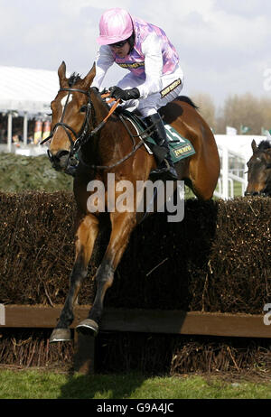 Rennsport Aintree Stockfoto