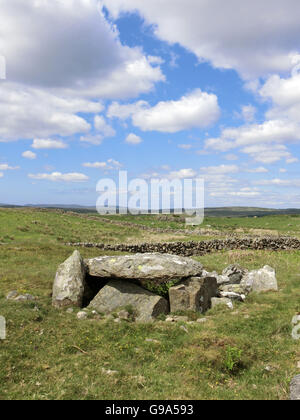 Kilhern neolithischen Chambered Cairn, Dumfries and Galloway, Schottland, Großbritannien Stockfoto