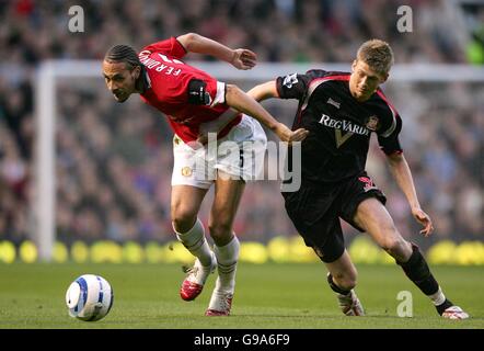 Fußball - FA Barclays Premiership - Manchester United gegen Sunderland - Old Trafford Stockfoto