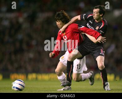 Fußball - FA Barclays Premiership - Manchester United gegen Sunderland - Old Trafford Stockfoto