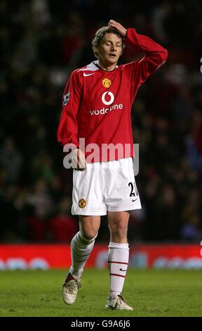 Fußball - FA Barclays Premiership - Manchester United gegen Sunderland - Old Trafford Stockfoto